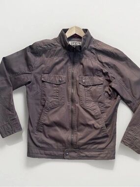 Levi's Men's Brown Zip-Up Field Jacket Size Small